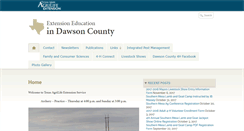 Desktop Screenshot of dawson.agrilife.org