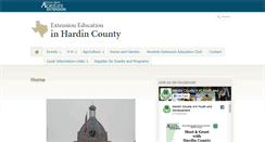 Desktop Screenshot of hardin.agrilife.org