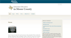 Desktop Screenshot of moore.agrilife.org