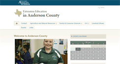 Desktop Screenshot of anderson.agrilife.org