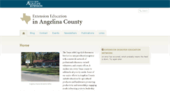 Desktop Screenshot of angelina.agrilife.org