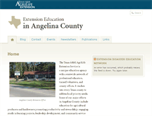 Tablet Screenshot of angelina.agrilife.org