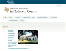 Tablet Screenshot of hudspeth.agrilife.org