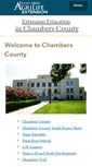 Mobile Screenshot of chambers.agrilife.org
