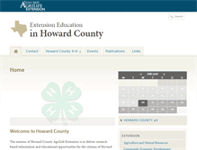 Tablet Screenshot of howard.agrilife.org