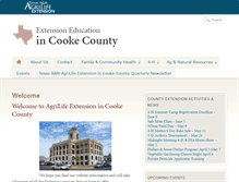 Tablet Screenshot of cooke.agrilife.org