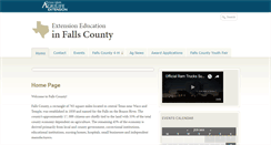 Desktop Screenshot of falls.agrilife.org