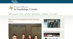 Desktop Screenshot of guadalupe.agrilife.org