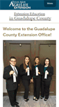 Mobile Screenshot of guadalupe.agrilife.org
