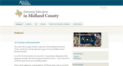 Desktop Screenshot of midland.agrilife.org