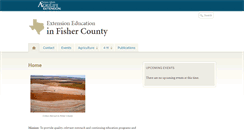 Desktop Screenshot of fisher.agrilife.org
