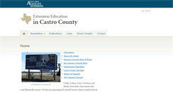 Desktop Screenshot of castro.agrilife.org