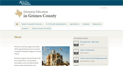 Desktop Screenshot of grimes.agrilife.org