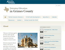 Tablet Screenshot of grimes.agrilife.org