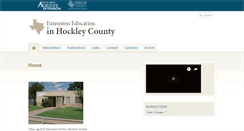 Desktop Screenshot of hockley.agrilife.org
