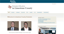 Desktop Screenshot of limestone.agrilife.org