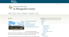 Desktop Screenshot of matagorda.agrilife.org