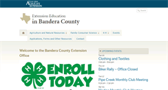 Desktop Screenshot of bandera.agrilife.org