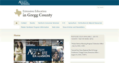 Desktop Screenshot of gregg.agrilife.org