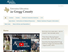 Tablet Screenshot of gregg.agrilife.org
