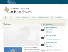 Tablet Screenshot of jones.agrilife.org