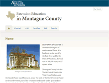 Tablet Screenshot of montague.agrilife.org