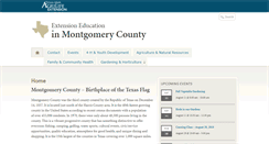 Desktop Screenshot of montgomery.agrilife.org