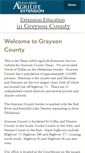 Mobile Screenshot of grayson.agrilife.org