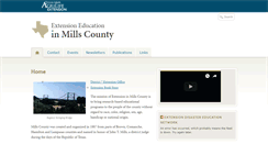Desktop Screenshot of mills.agrilife.org