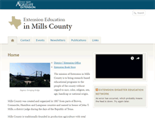 Tablet Screenshot of mills.agrilife.org