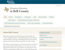 Tablet Screenshot of bell.agrilife.org