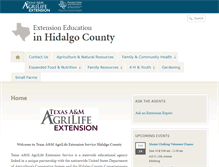 Tablet Screenshot of hidalgo.agrilife.org