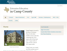 Tablet Screenshot of camp.agrilife.org