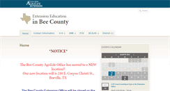 Desktop Screenshot of bee.agrilife.org