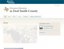 Tablet Screenshot of deafsmith.agrilife.org