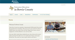 Desktop Screenshot of bowie.agrilife.org