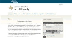 Desktop Screenshot of hill.agrilife.org