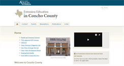Desktop Screenshot of concho.agrilife.org