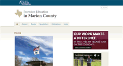 Desktop Screenshot of marion.agrilife.org