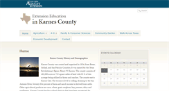 Desktop Screenshot of karnes.agrilife.org