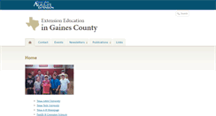 Desktop Screenshot of gaines.agrilife.org