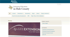 Desktop Screenshot of hale.agrilife.org