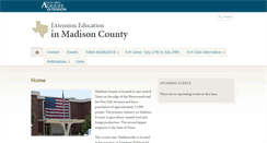 Desktop Screenshot of madison.agrilife.org