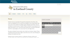 Desktop Screenshot of eastland.agrilife.org