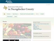 Tablet Screenshot of nacogdoches.agrilife.org