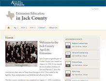 Tablet Screenshot of jack.agrilife.org