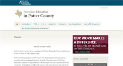 Desktop Screenshot of potter.agrilife.org