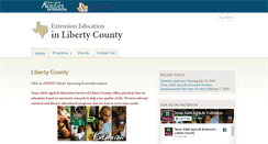 Desktop Screenshot of liberty.agrilife.org