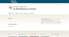 Desktop Screenshot of hutchinson.agrilife.org