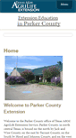 Mobile Screenshot of parker.agrilife.org